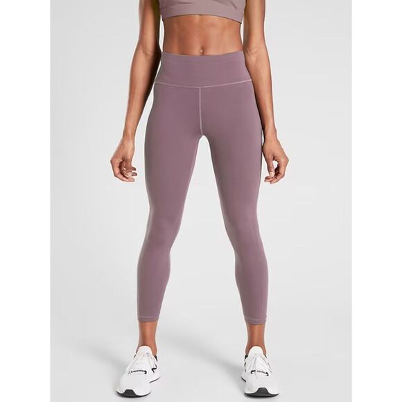 NWT Athleta Purple "Ultimate Stash" Side Pockets 7/8 Athletic Leggings size 2X - Picture 1 of 9
